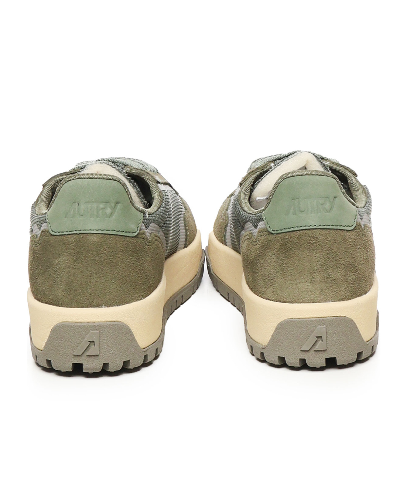 Autry Wildpace Nubuck And Rubber-trimmed Suede And Mesh Sneakers In Multicolor