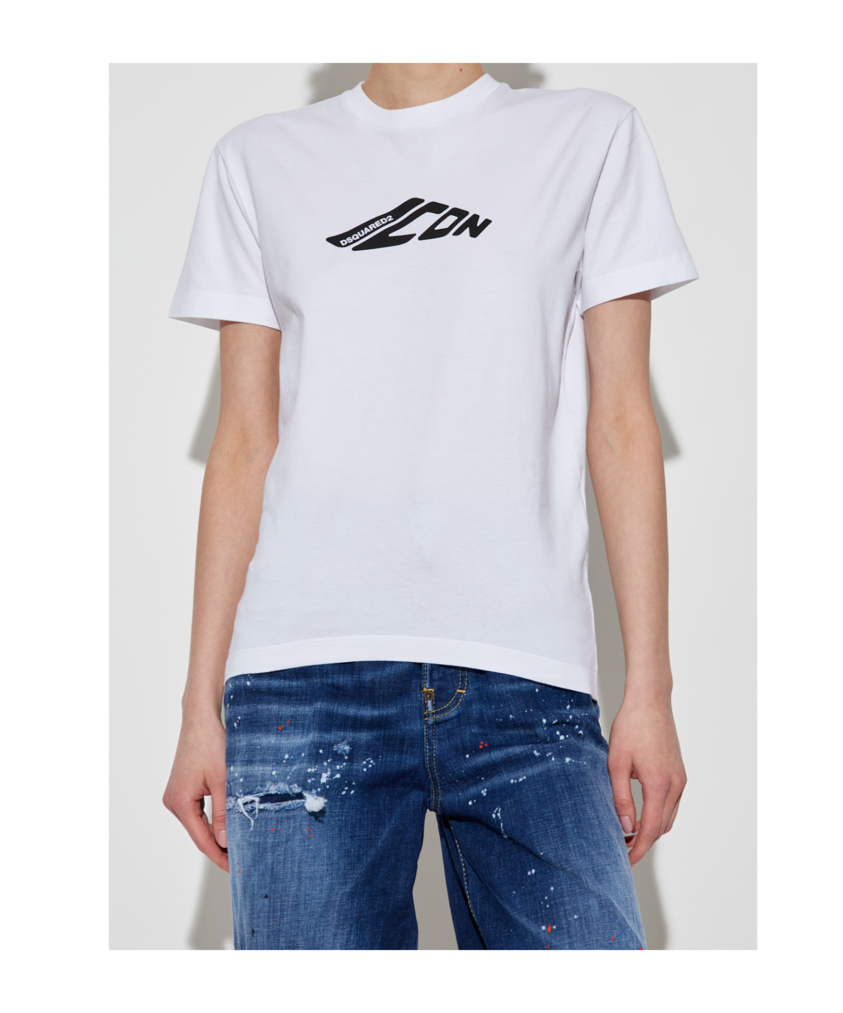 Dsquared2 Signature Icon Cropped T-shirt