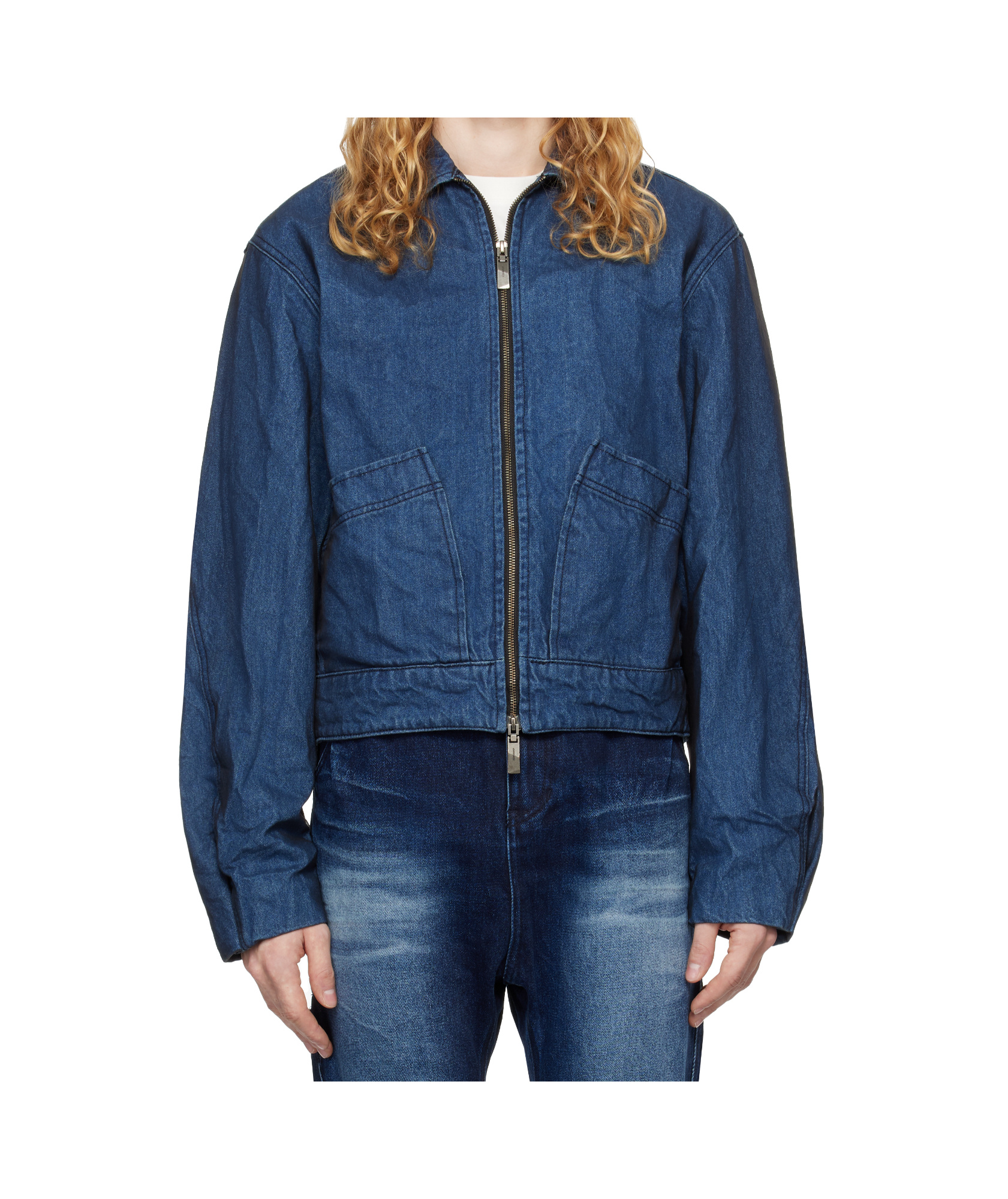 Ader Error Blue Product. 25 Denim Jacket In Blue