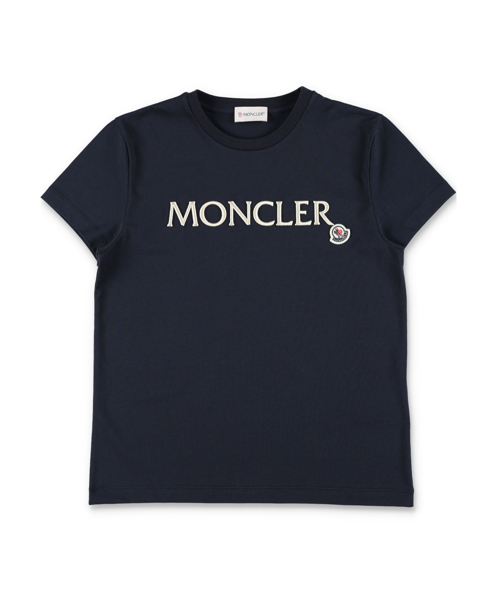 Moncler Short-sleeved T-shirt In Blue