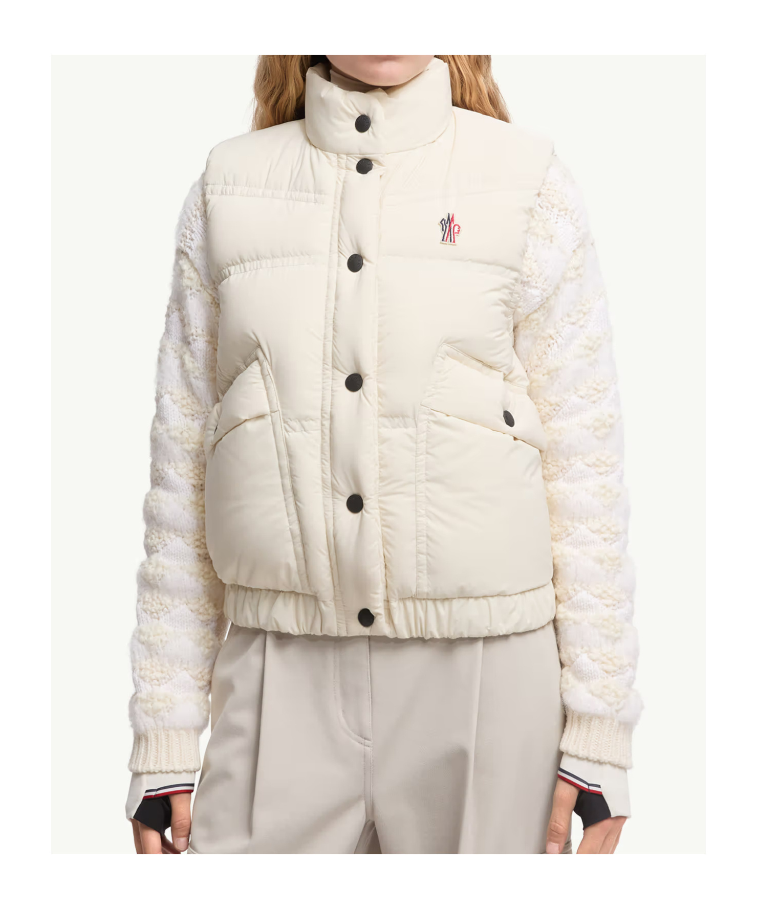 Moncler Baise Down Vest In White