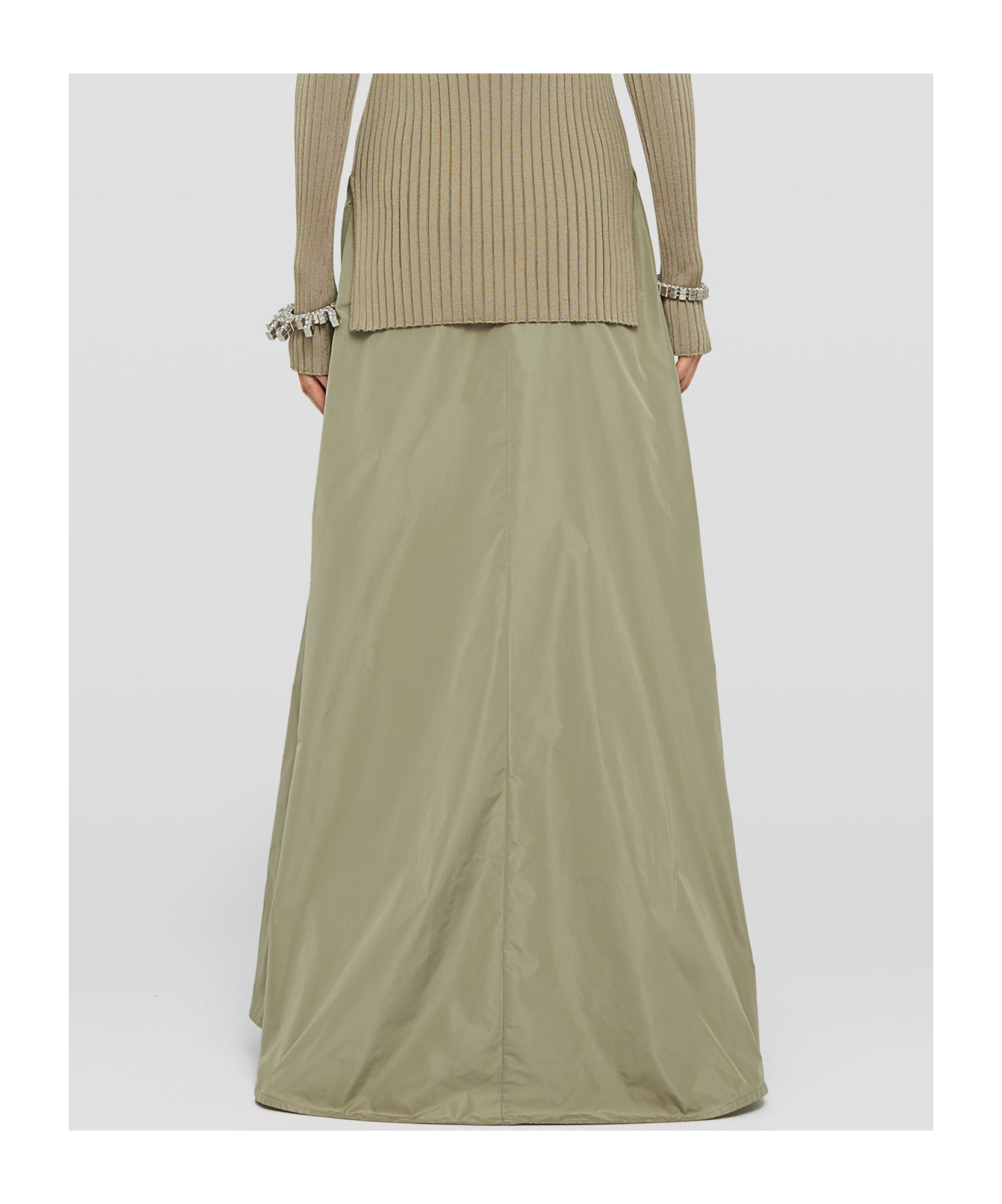 Jil Sander A-line Maxi Skirt In Nude