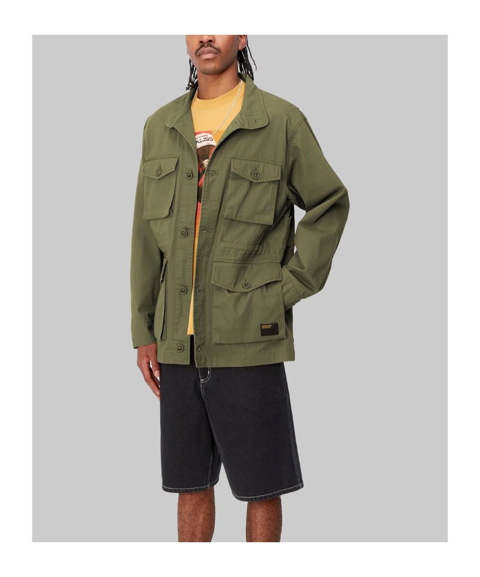 Carhartt Veste Unity Dundee Heavy Enzyme Wash In Green