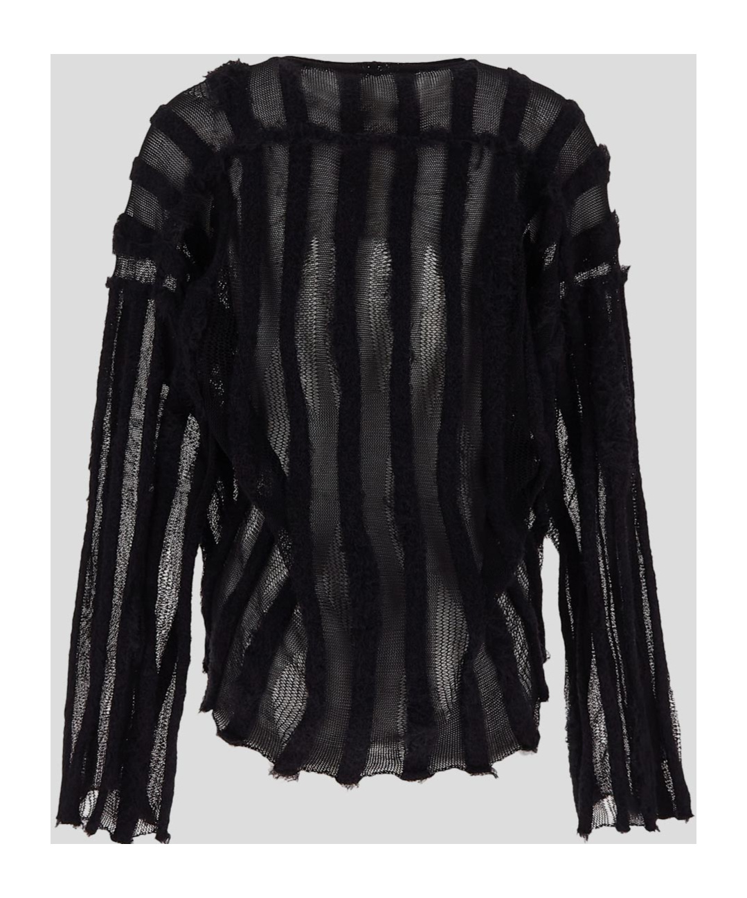 Uma Wang Transparent Sweater In Black