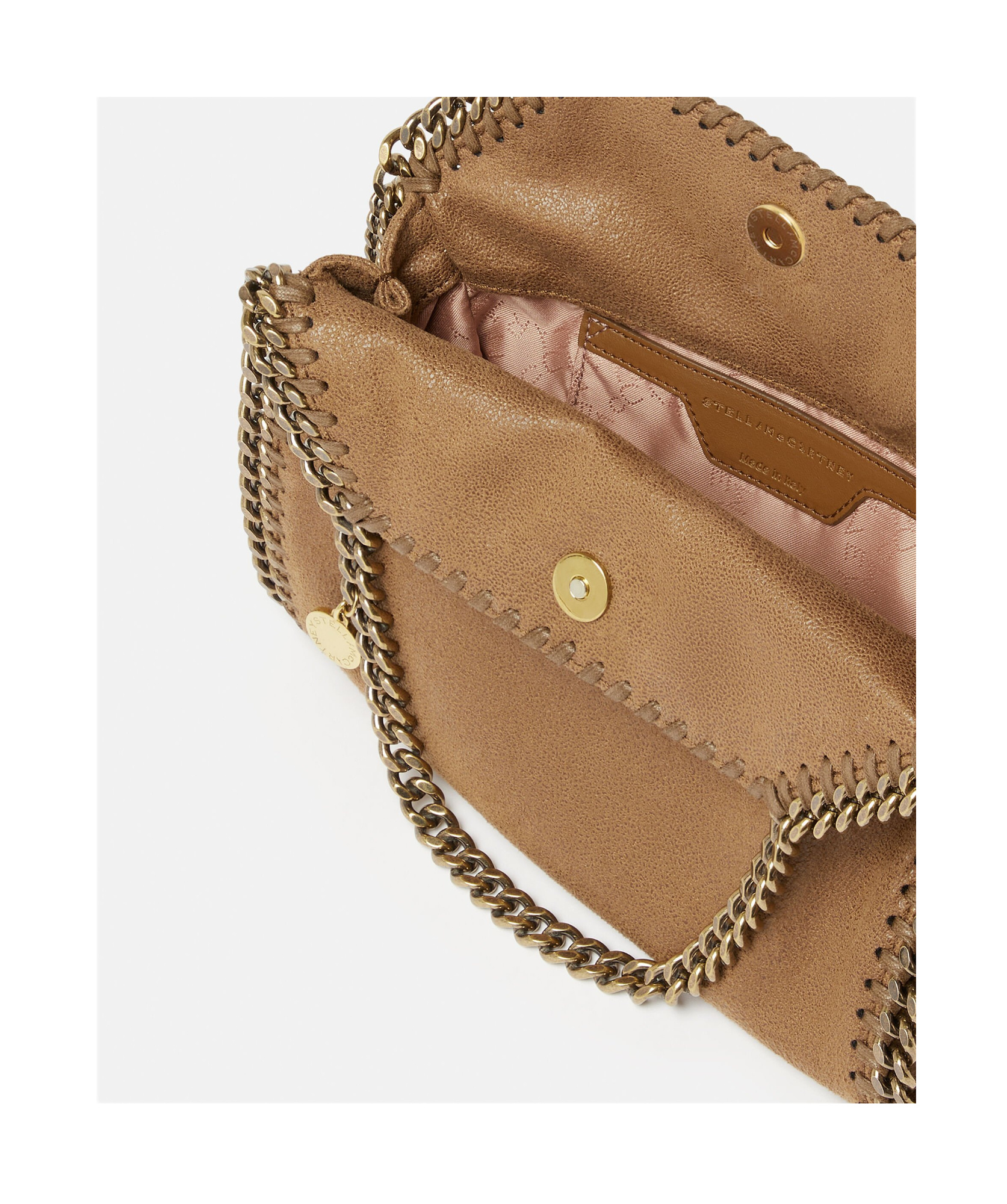 Stella Mccartney Chained Tote Bag In Brown