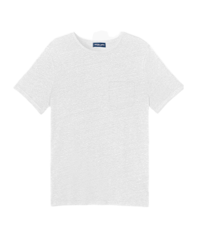 Frescobol Carioca Carmo Linen T-shirt In White