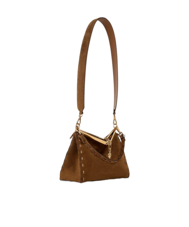 Etro Medium Vela Shoulder Bag In Brown
