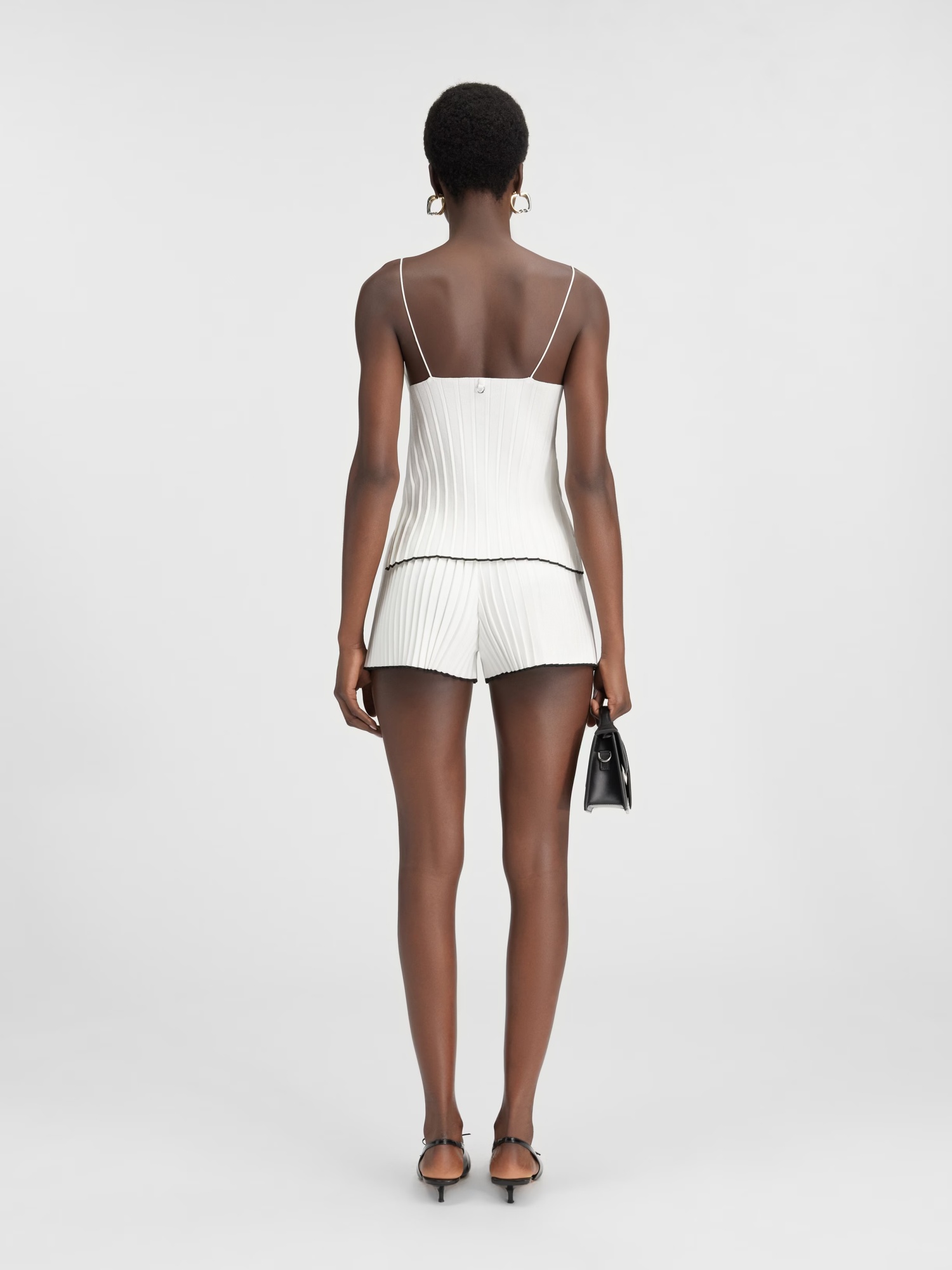 Jacquemus Asymmetric Strapped Top In White