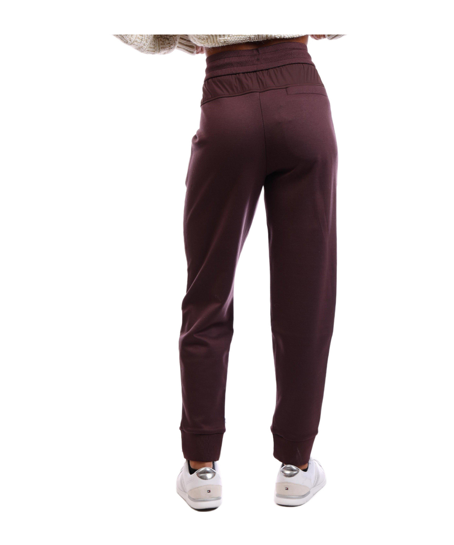 Hugo Boss Highwaisted Jogger Trousers In Black