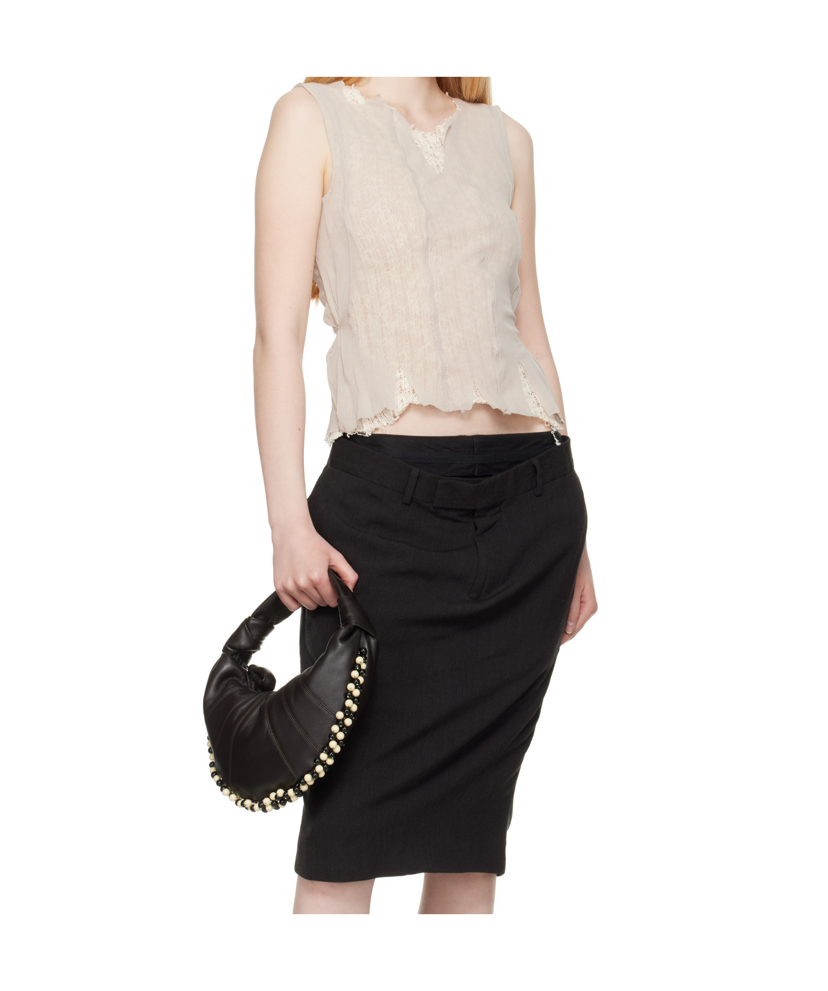 Our Legacy Double-layered Top In Pink