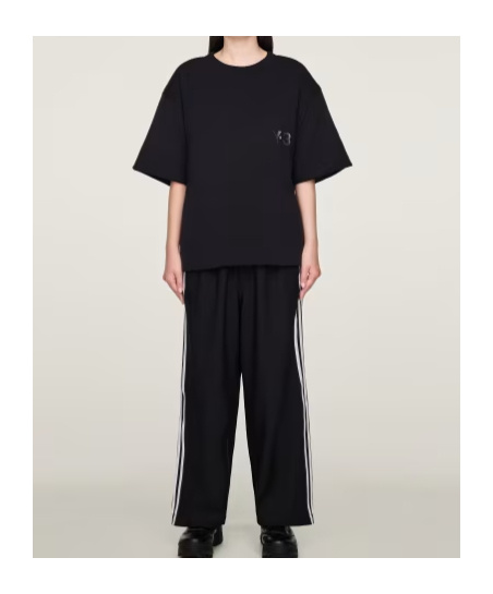 Y-3 Padded Short Sleeve Tee In Black