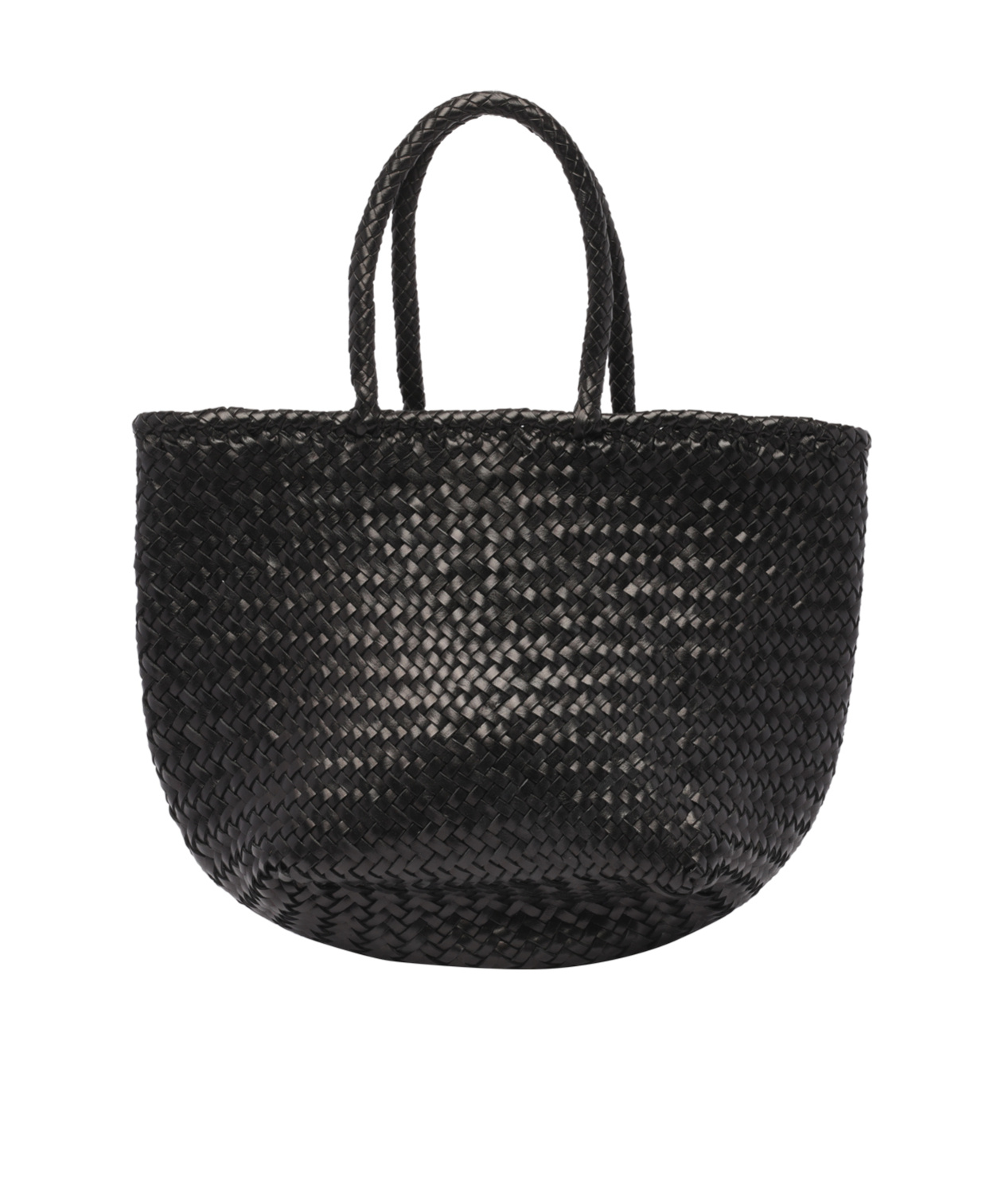 Dragon Diffusion Woven Texture Tote Bag With Dual Handles In Black