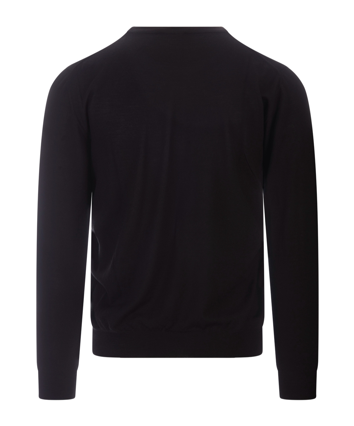 Fedeli Long-sleeved Sweater In Black
