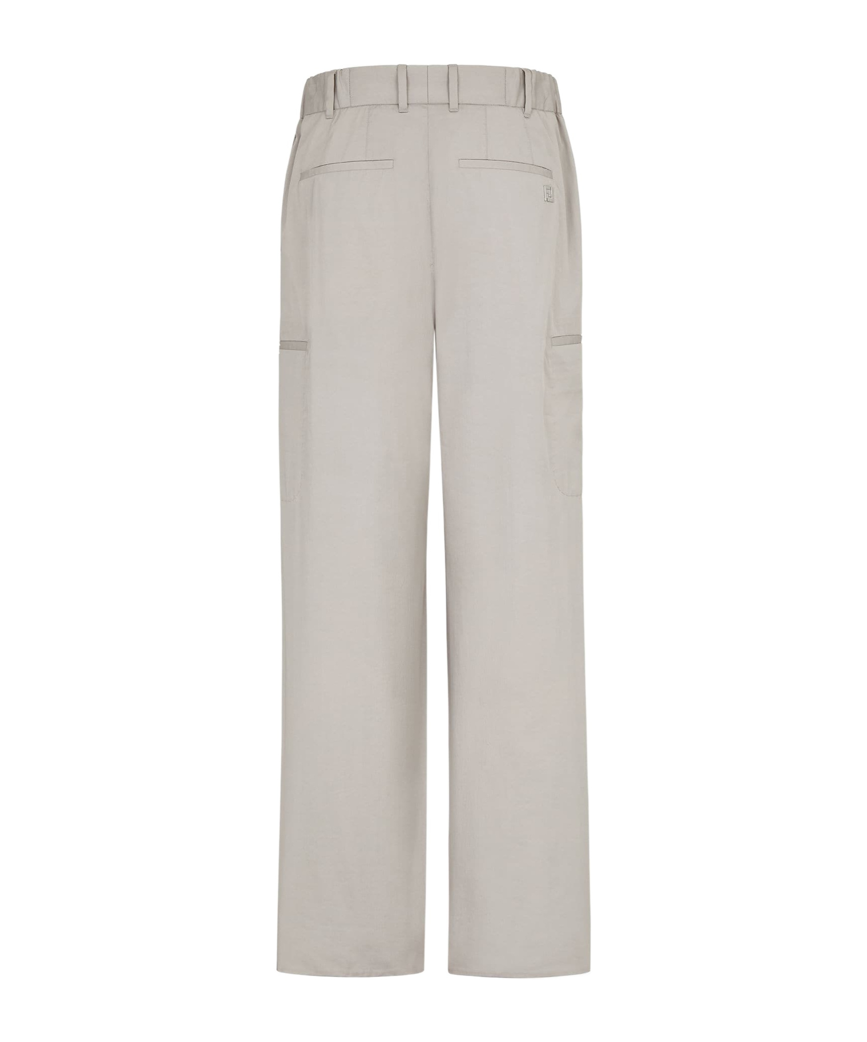 Fendi Belt-loop Casual Pants In Gray