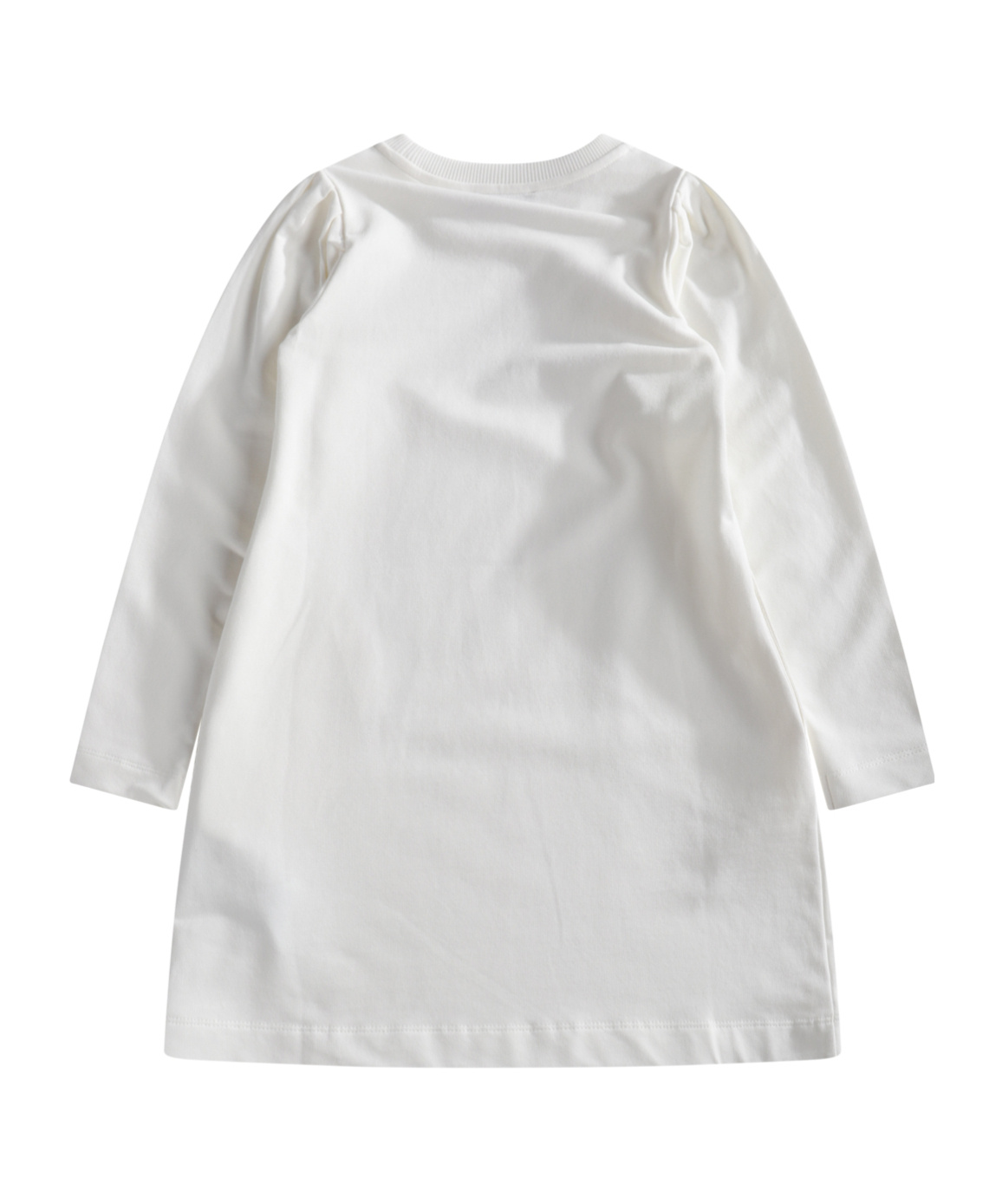 Moschino Teddy Bear Logo-print Jersey Dress In White