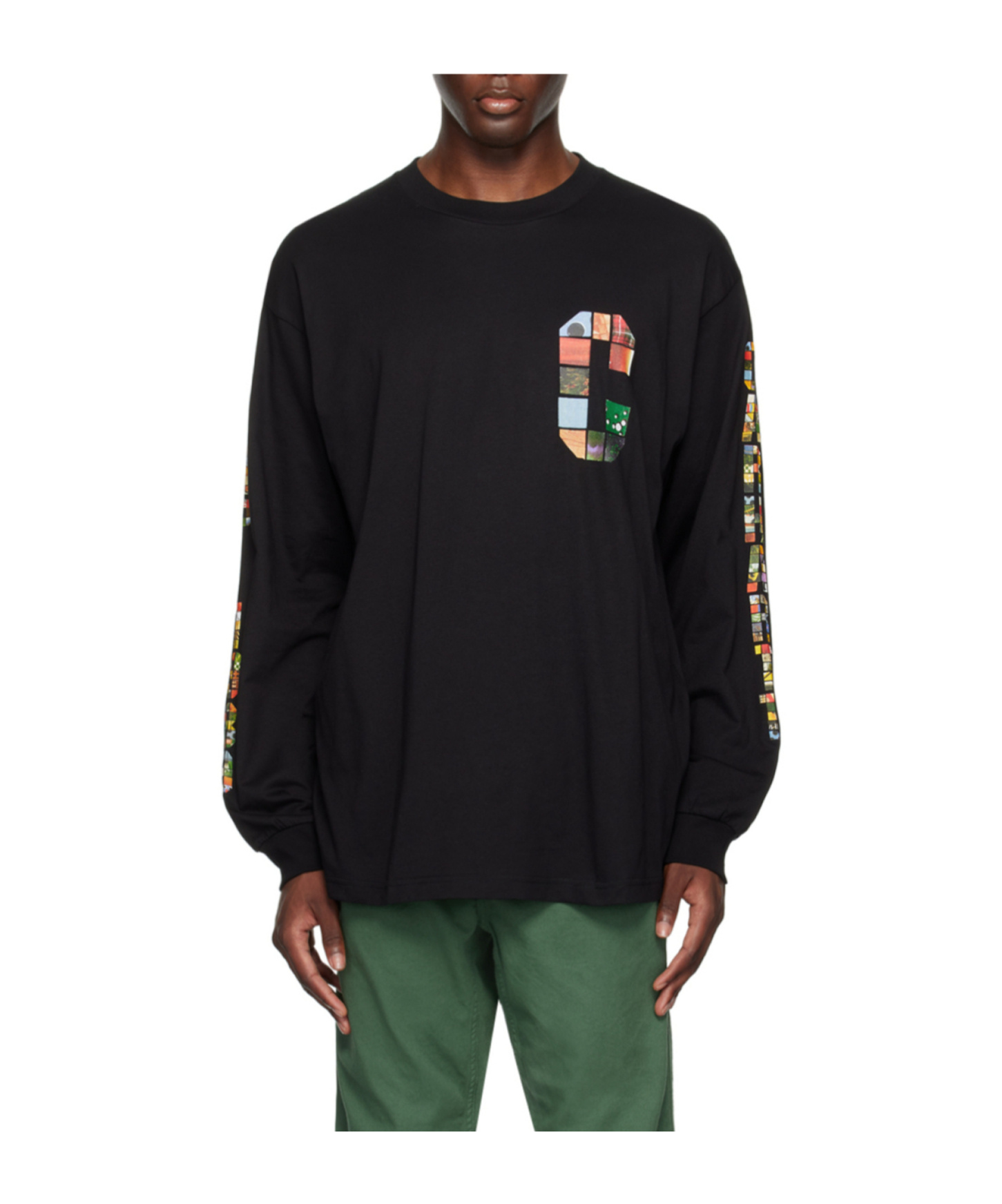Carhartt Machine 89 Long-sleeved T-shirt In Black