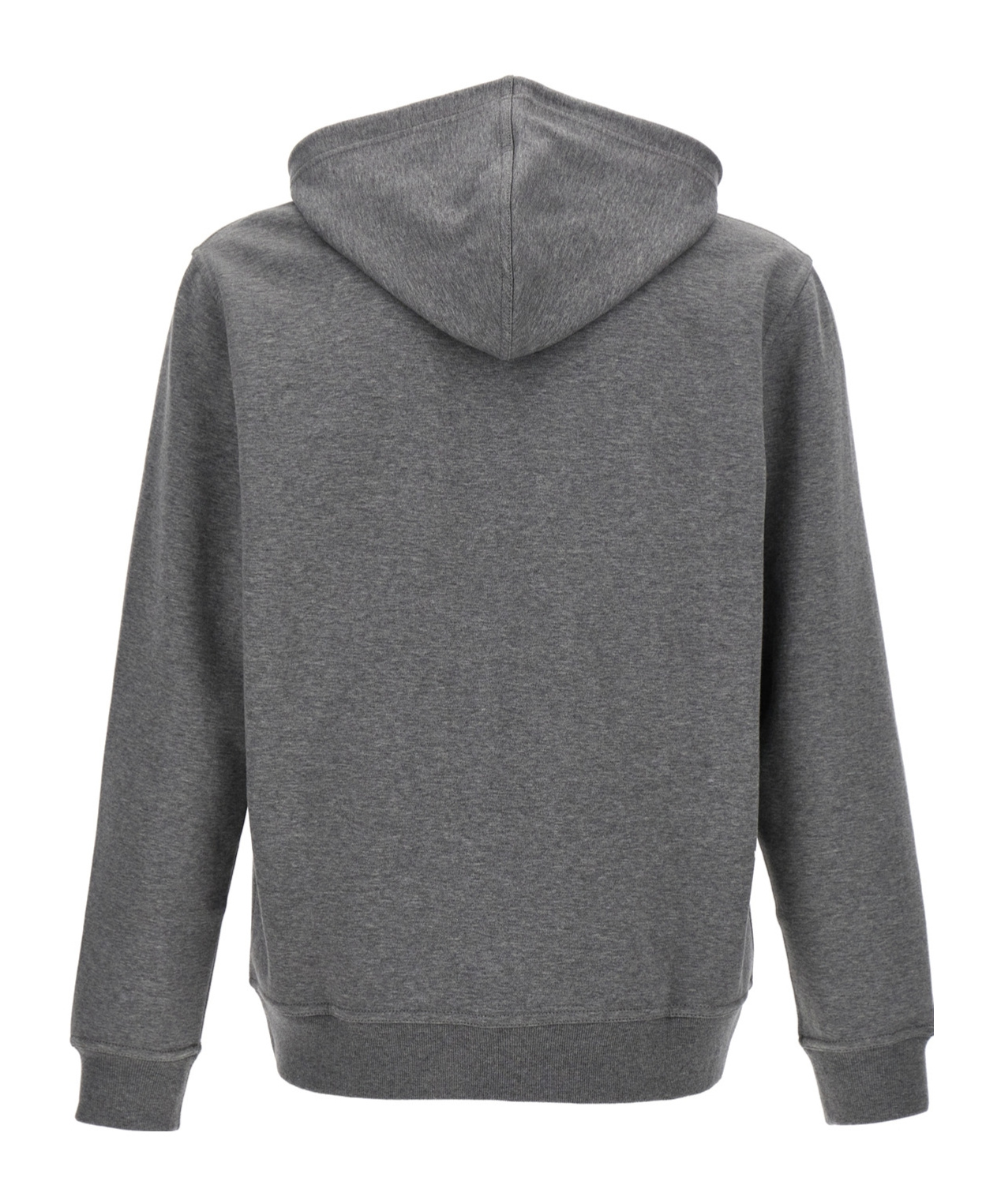 Brunello Cucinelli Cotton Zip-up Hoodie In Gray