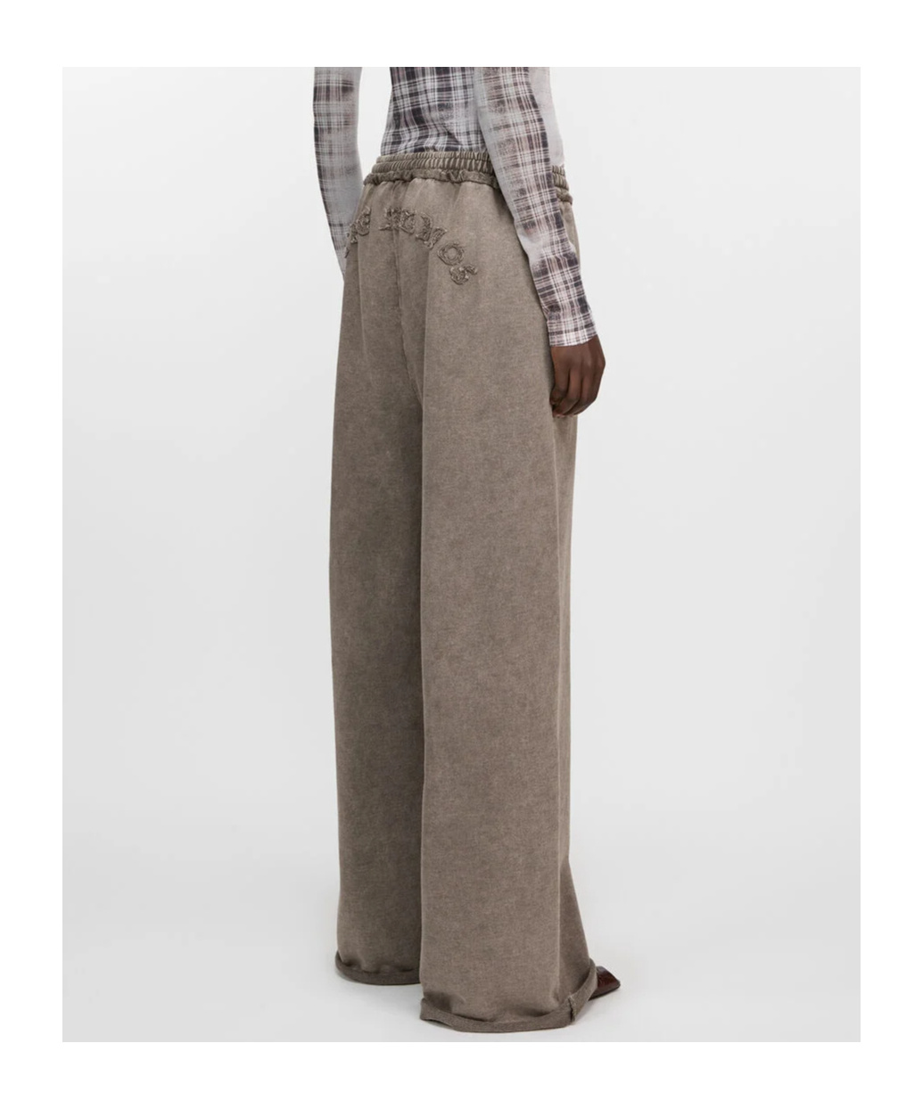 Acne Studios Drawstring Sweatpants In Green