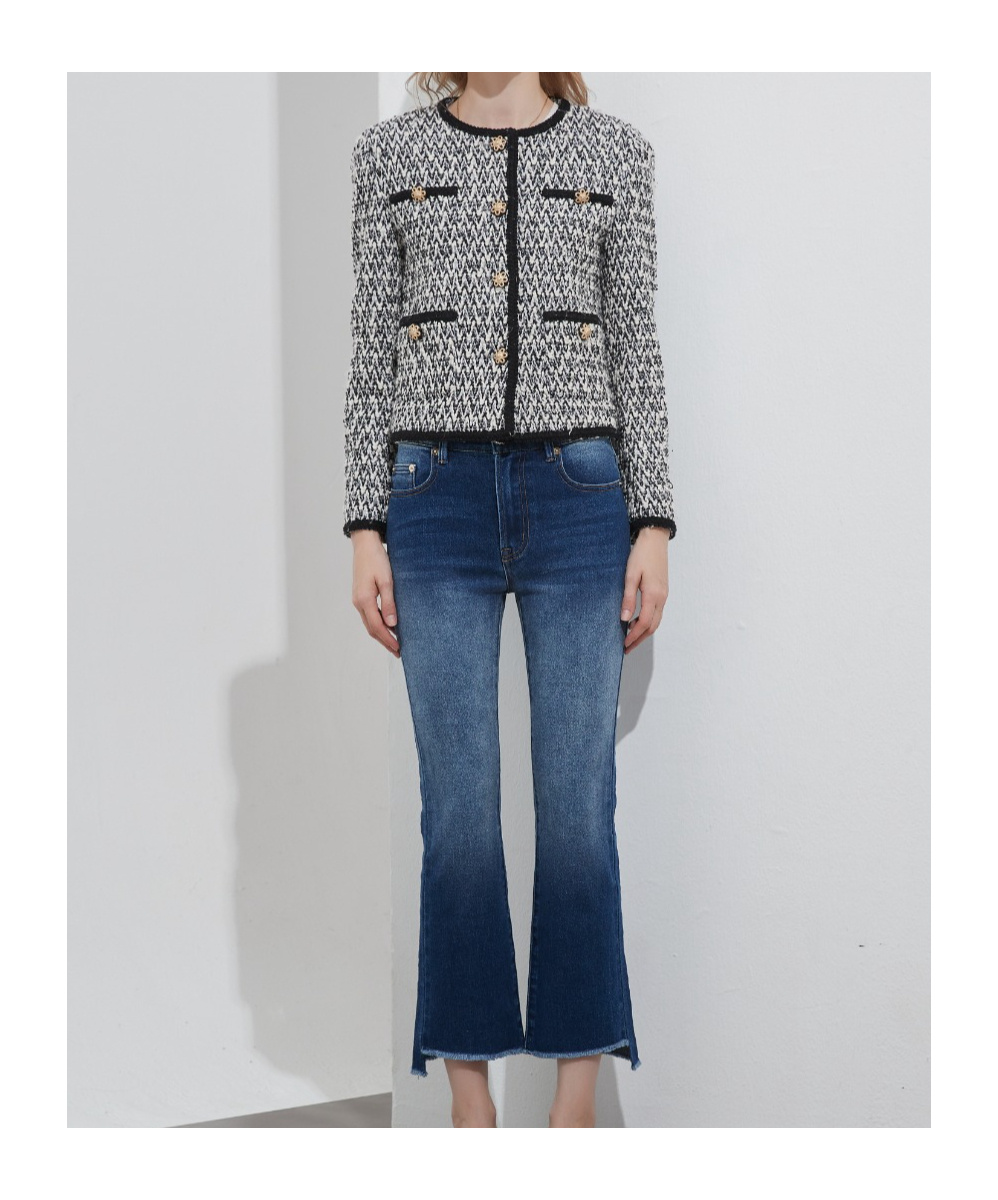 Marissa Chiara Long-sleeved Jacket In Multi