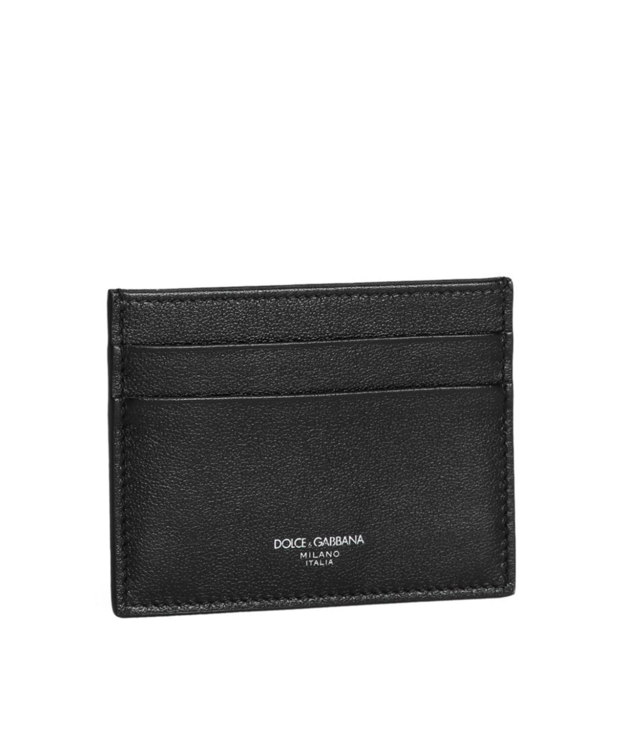 Dolce & Gabbana Logo Card Holder In Black
