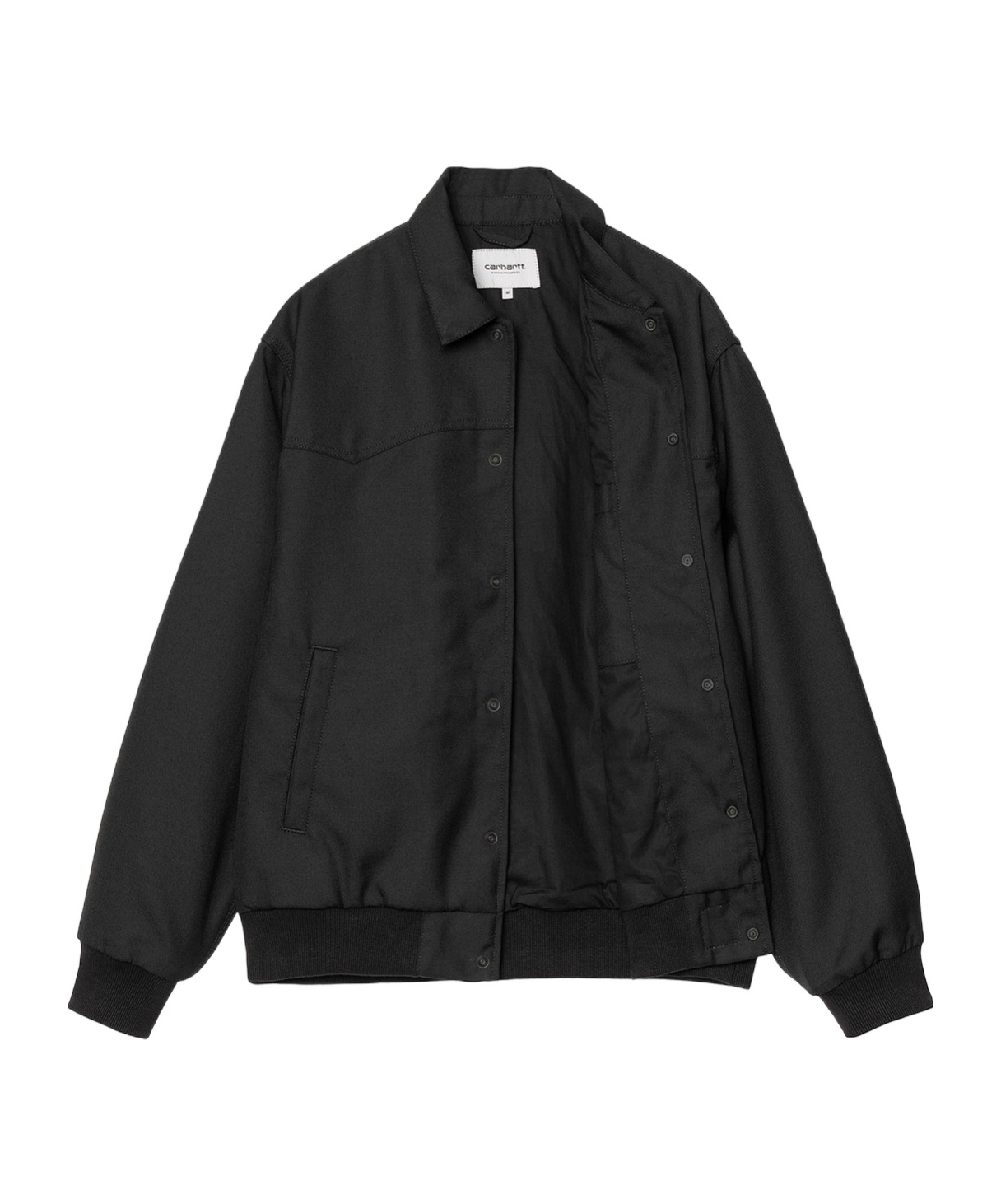 Carhartt Long-sleeved Casual Jacket In Black