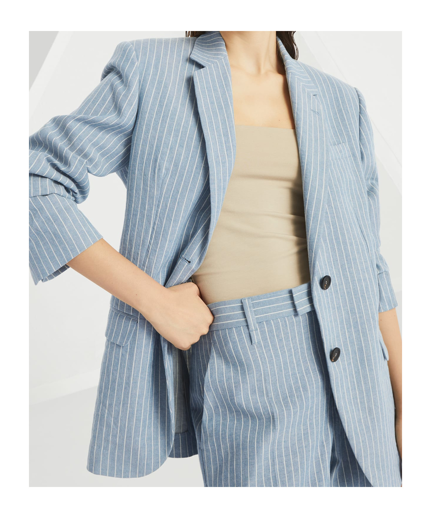 Brunello Cucinelli Monili-detail Twill Blazer