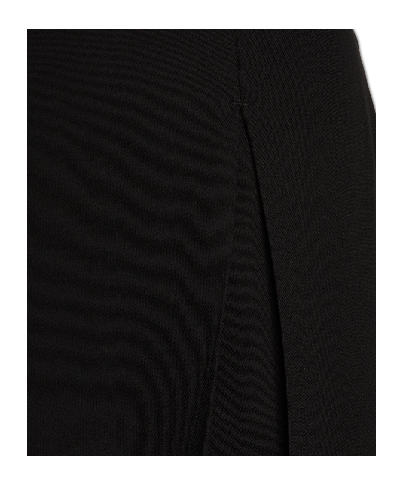 Ferragamo Midi Skirts Side Slit In Black
