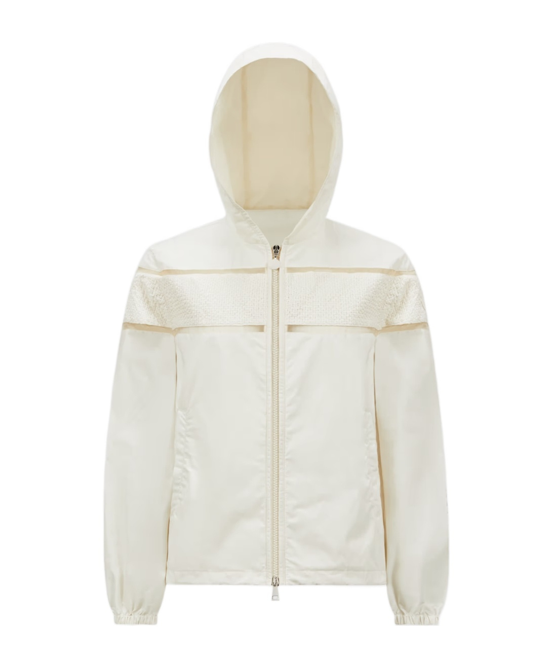 Moncler Clisson Hooded Windbreaker In White