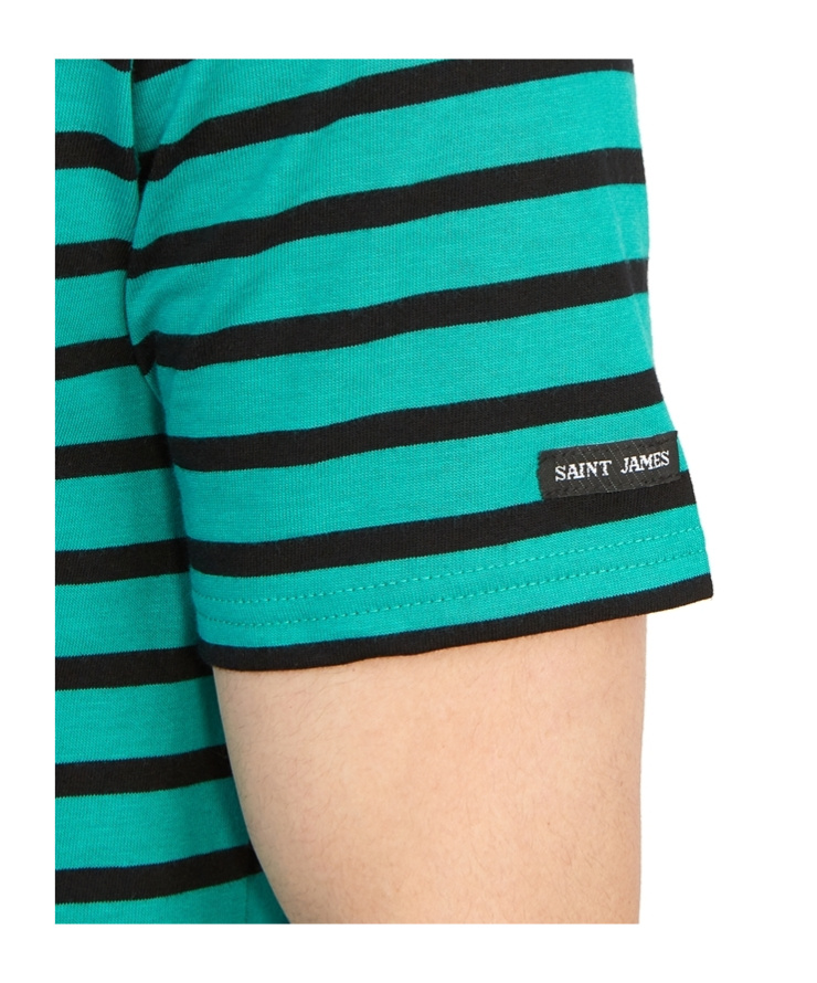 Saint James Striped Graphic T-shirt