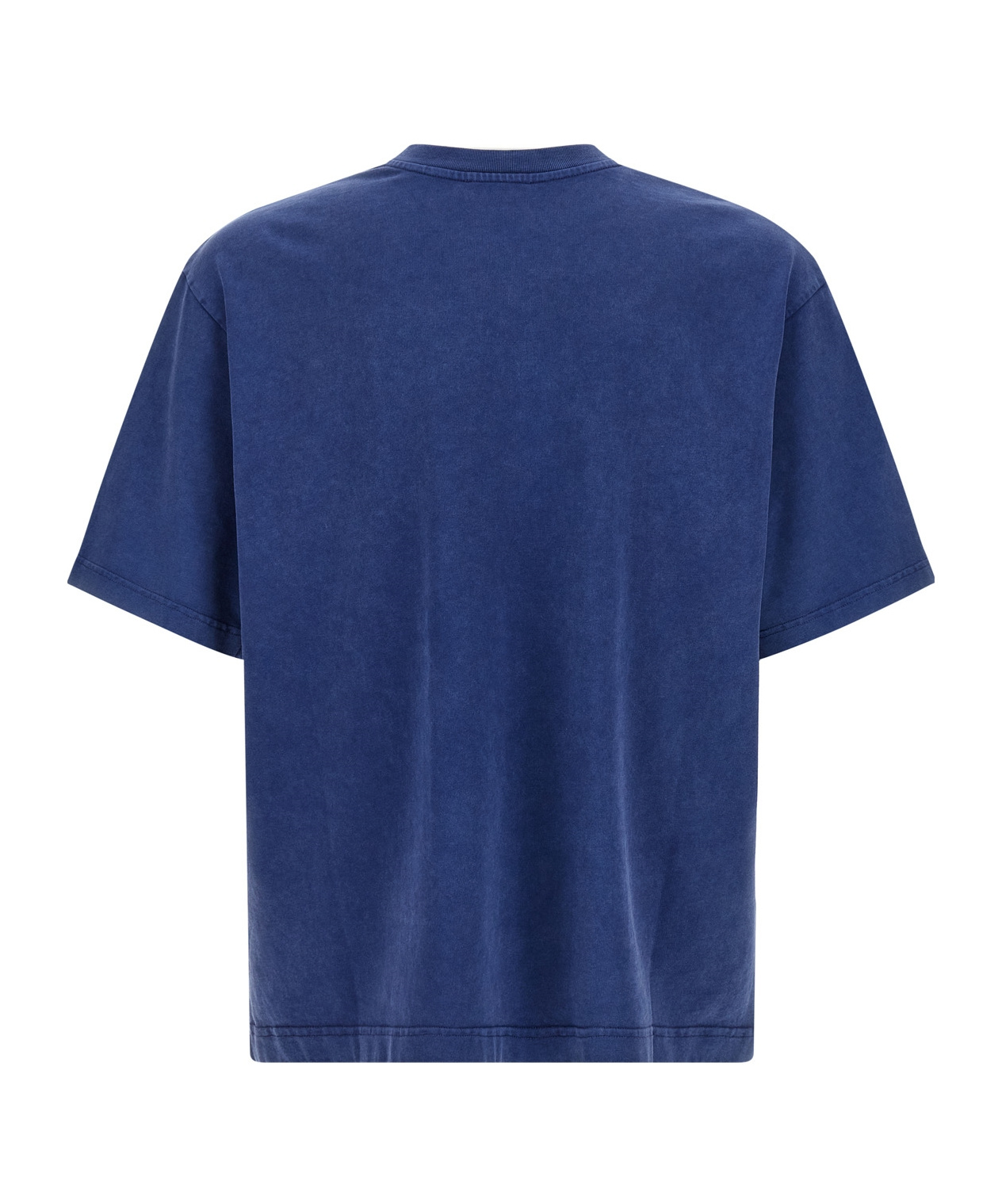 Casablanca Oversized T-shirt With Chrome Text Print In Blue