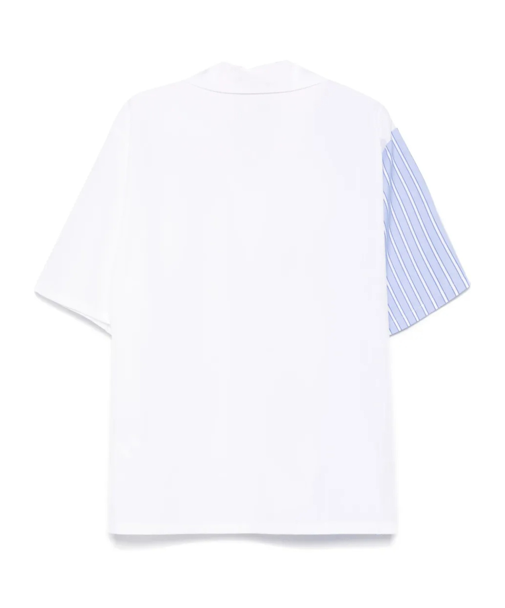 Msgm Stripe-detail Shirt In Multi