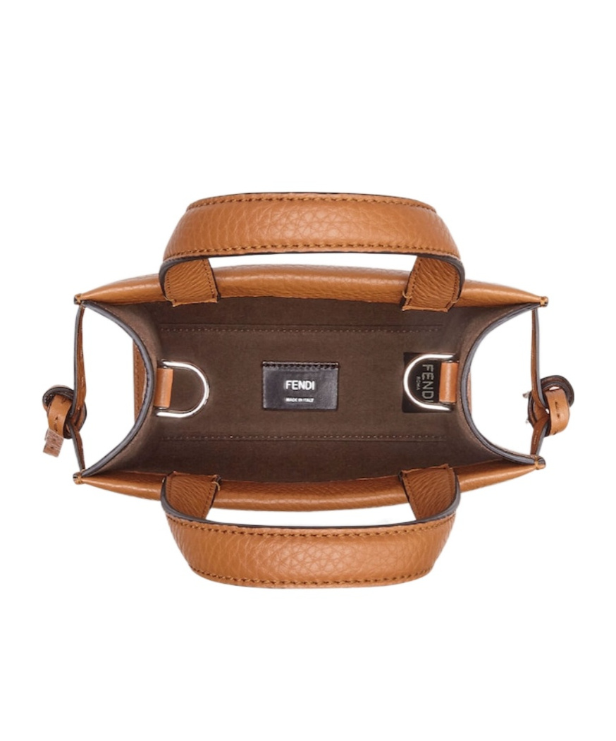 Fendi Go To Shopper Mini Bag In Brown