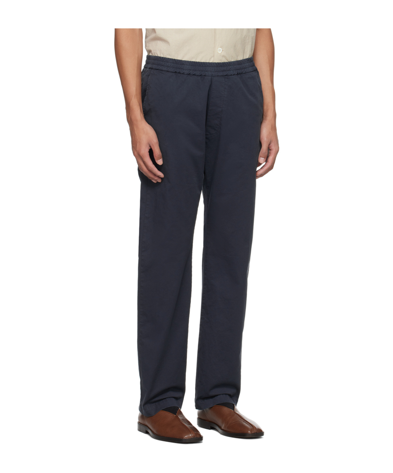 BARENA VENEZIA TOSADOR TREVO DRAWSTRING STRAIGHT TROUSERS 