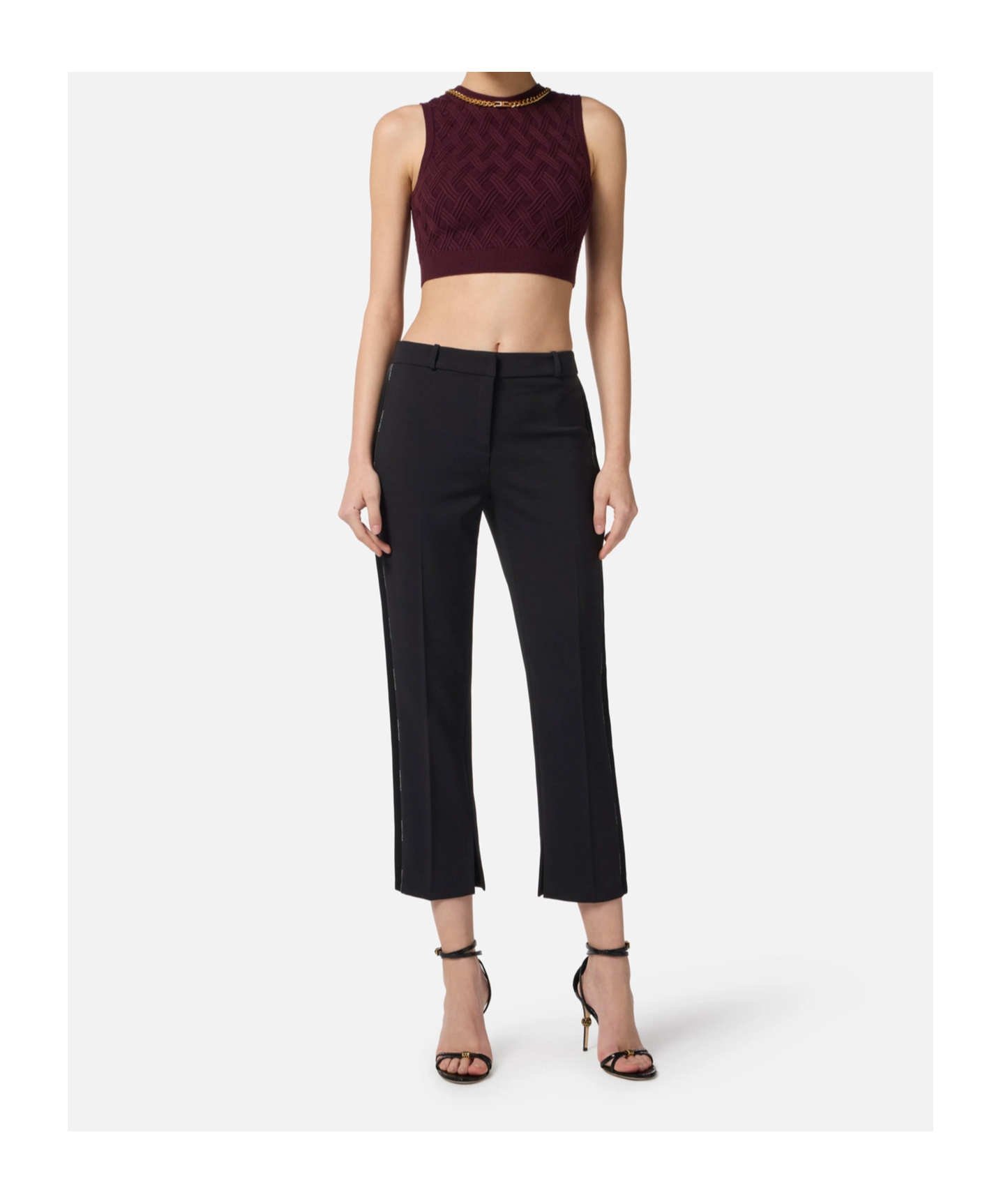 Elisabetta Franchi Pants In Black