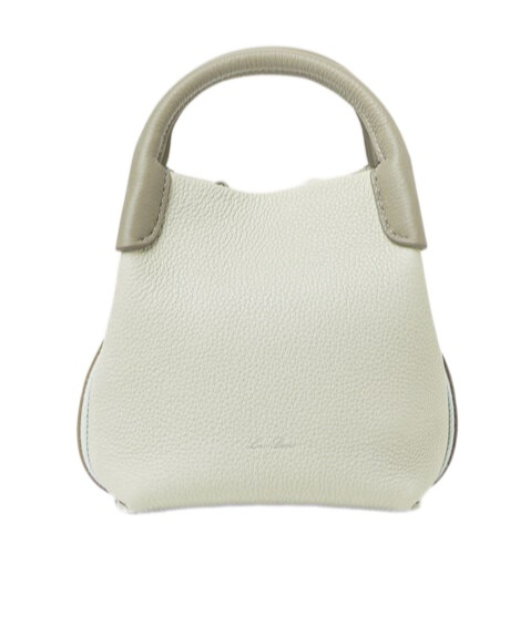 Loro Piana Micro Bale Bag In Deep Ice-dried Taragon/sun Gold
