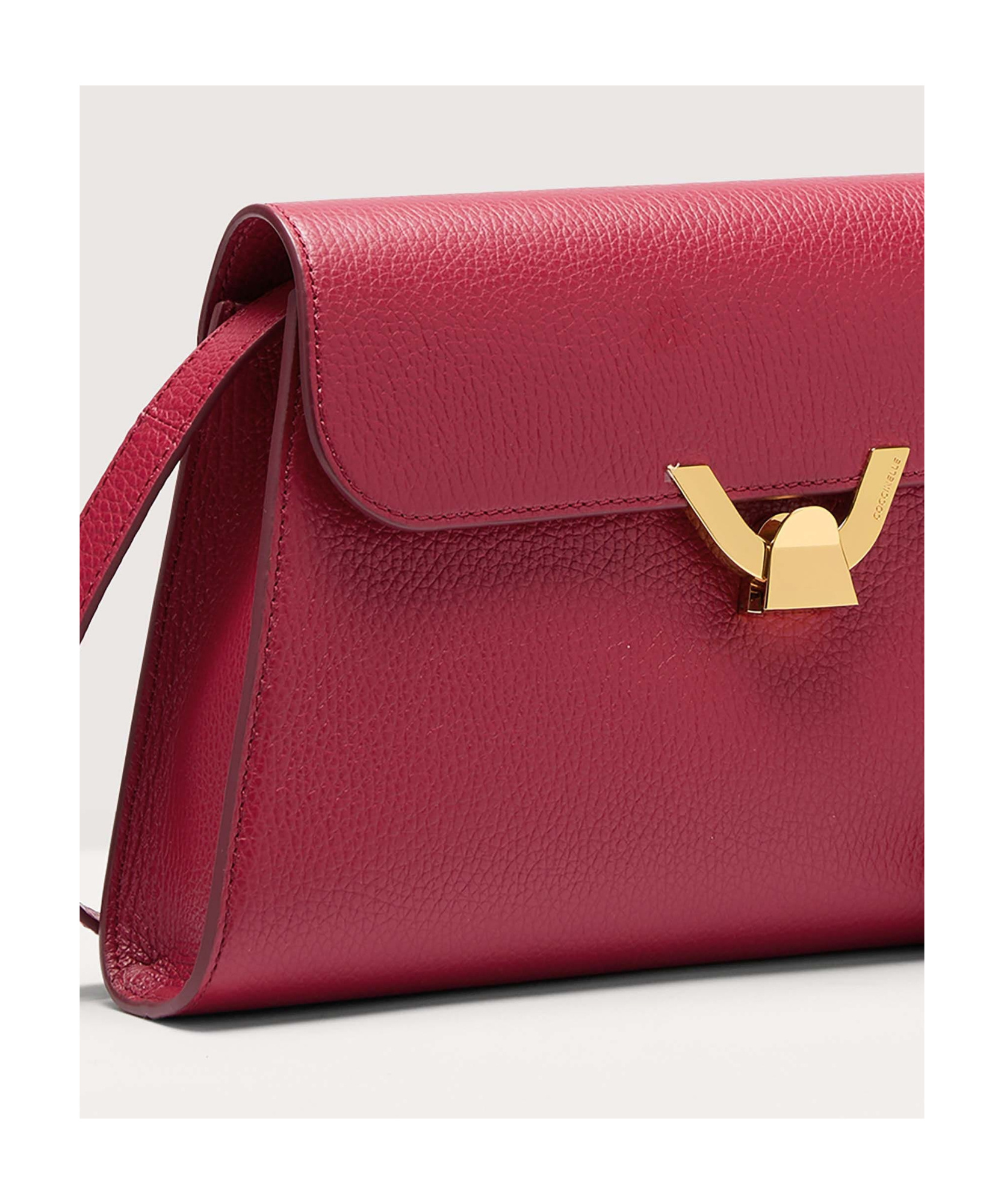 Shop Coccinelle Dew Shoulder Bag In Red