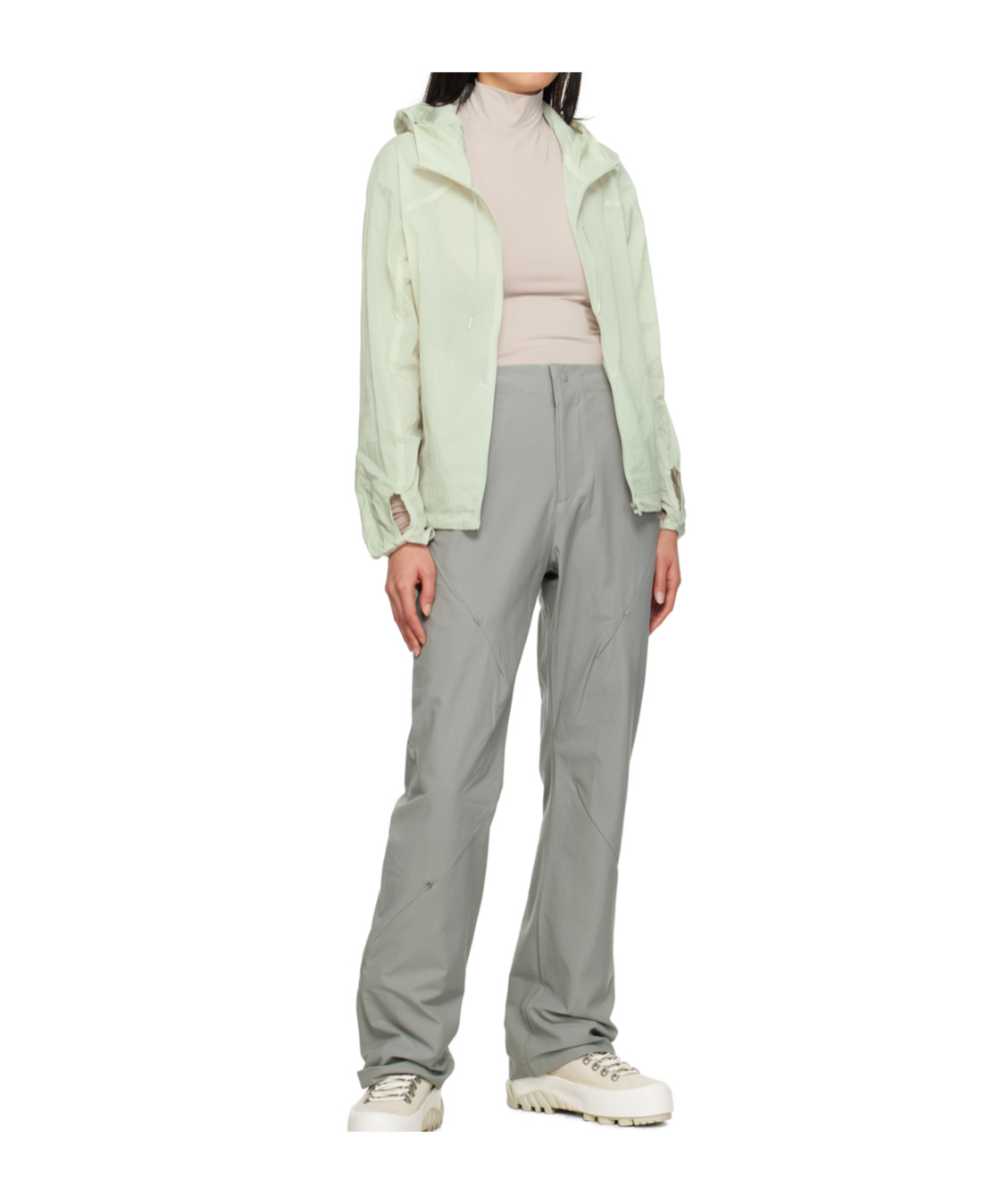 Post Archive Faction (paf) Gray Zip Jacket