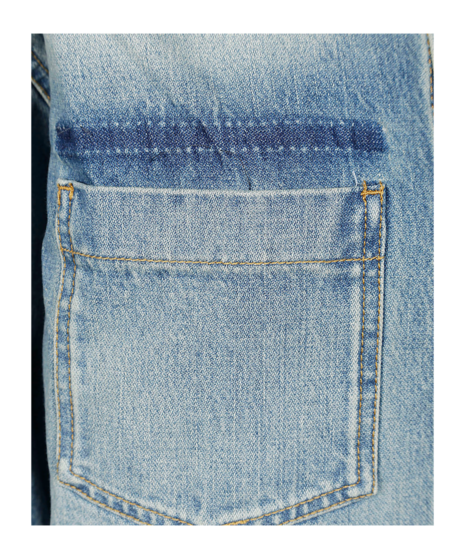 Victoria Beckham Women Camicia In Denim Schiarito In Blue