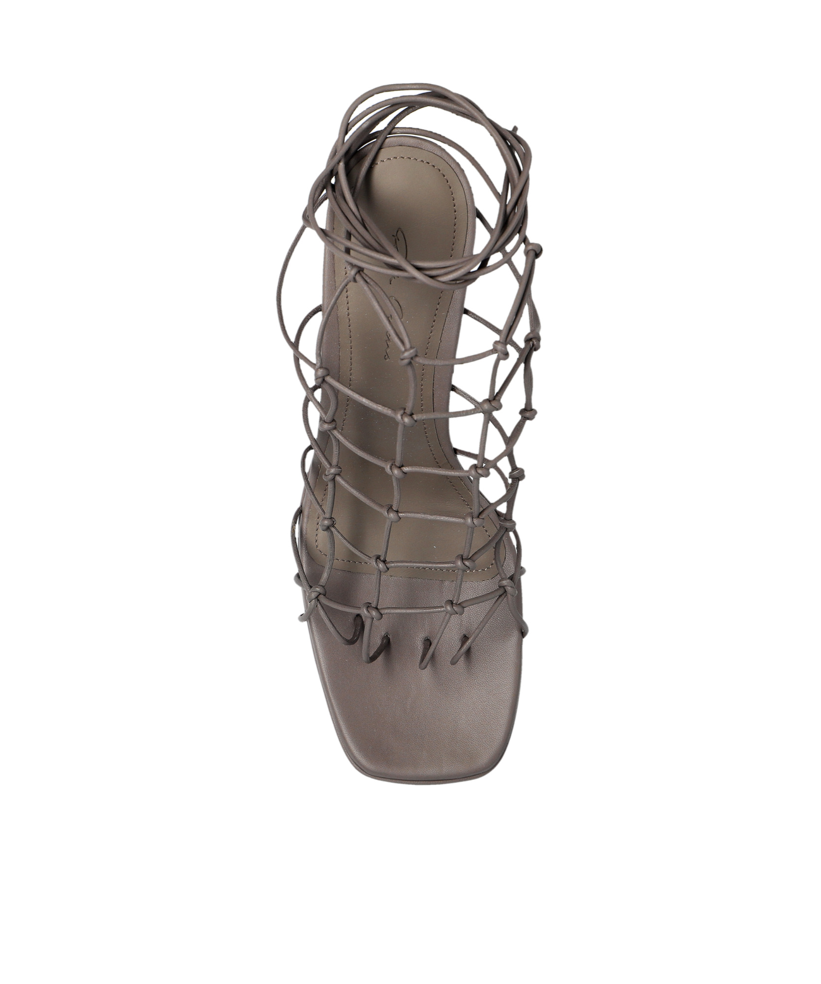 Rick Owens 130mm Web Platform Sandals In Black