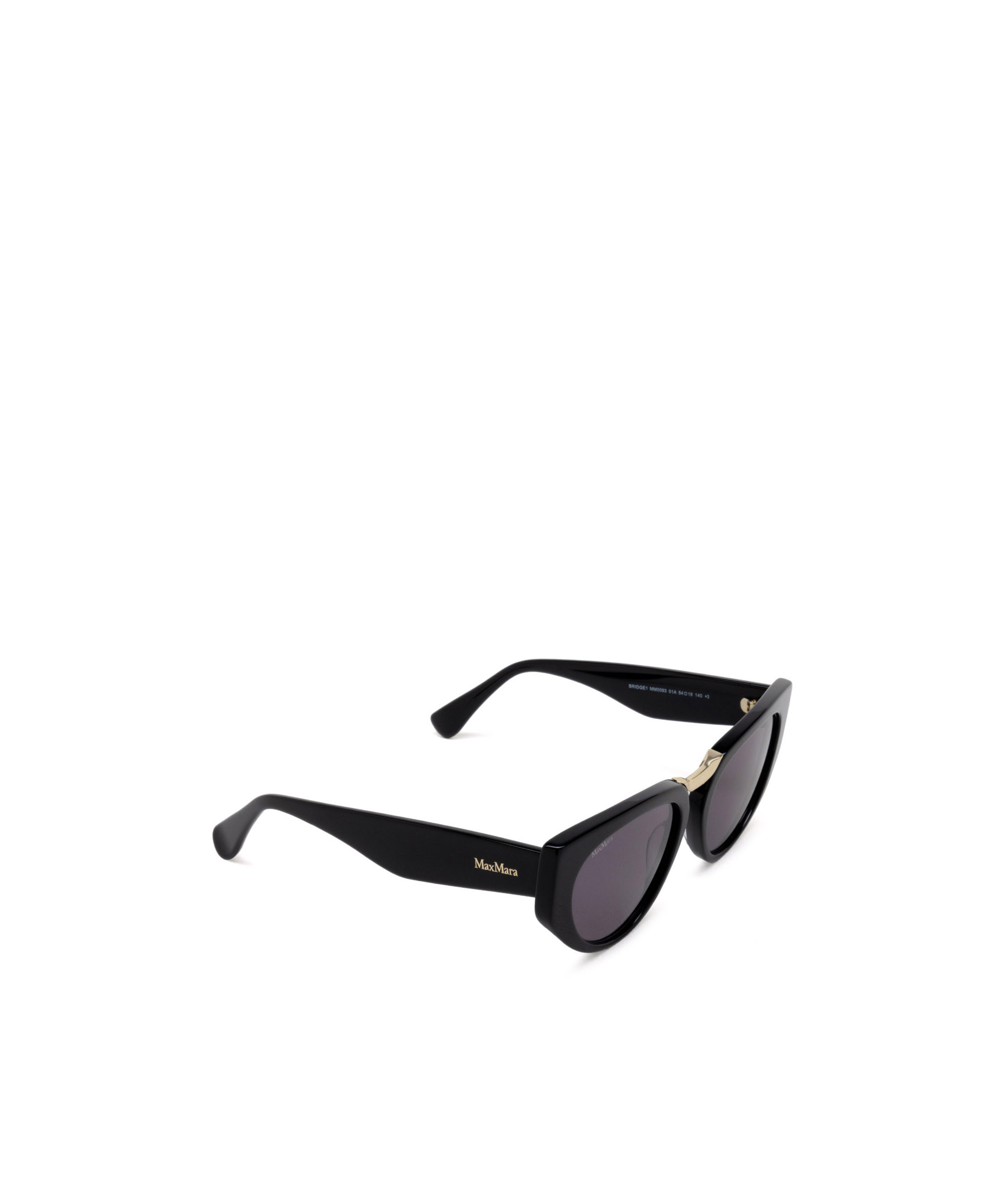 Max Mara Logo Sunglasses In Black