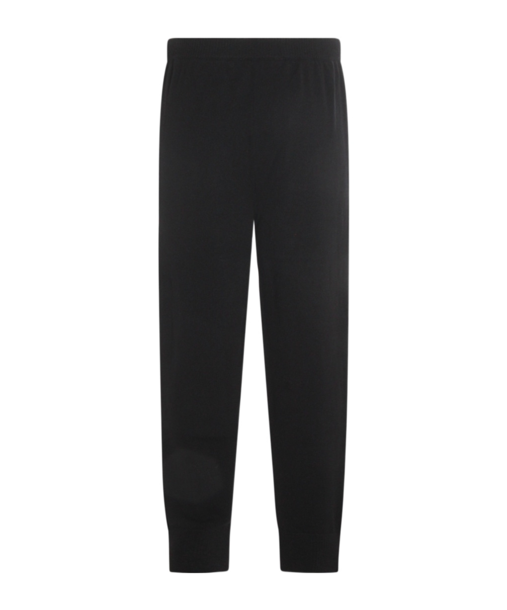 Antonelli Tie-up Knitted Track Pants In Black