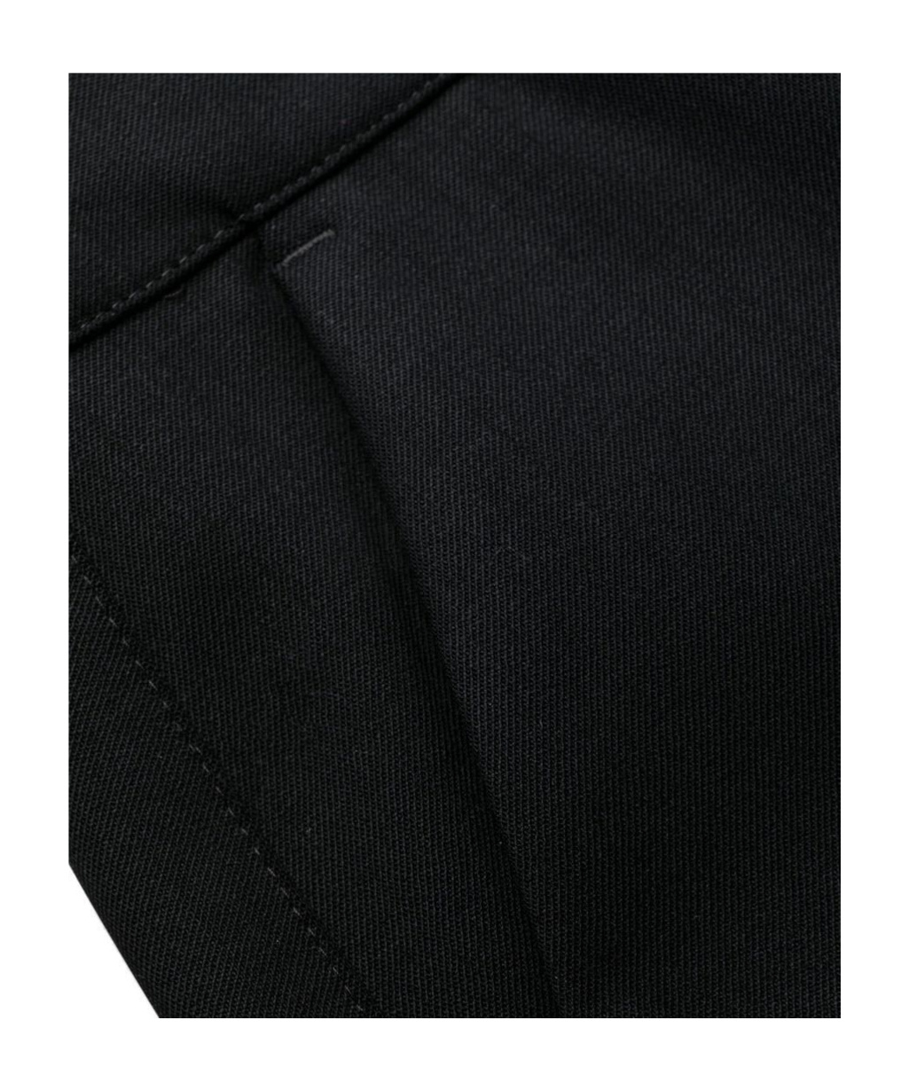 P.a.r.o.s.h Belt-loop Casual Pants In Black