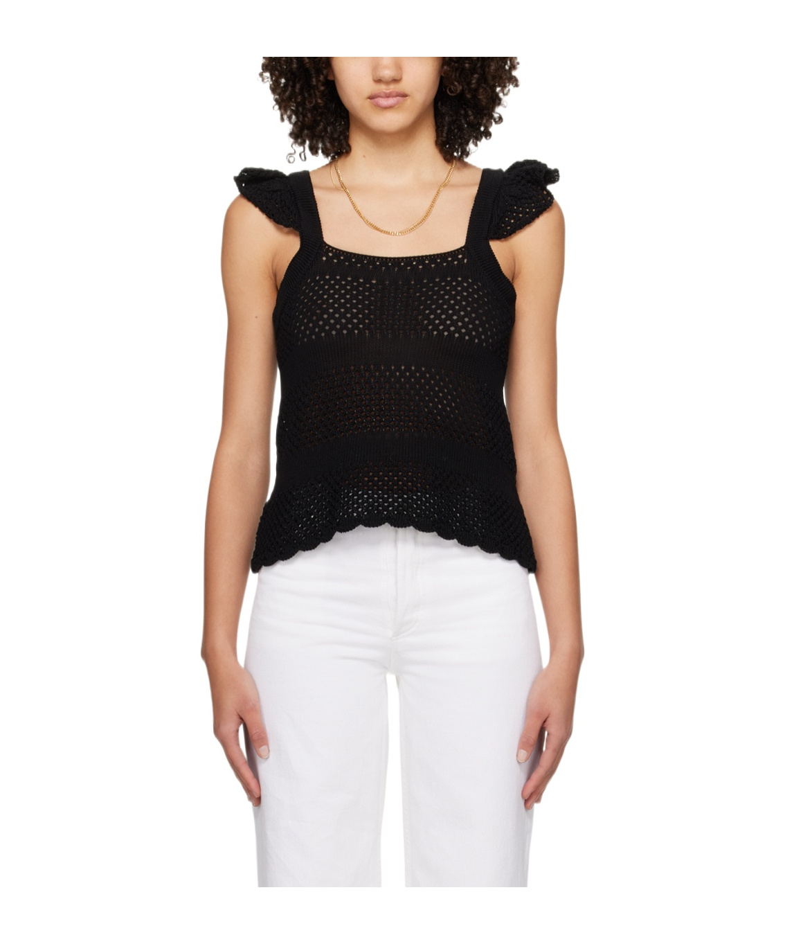 Apc Needle Knitted Vest In Multicolor