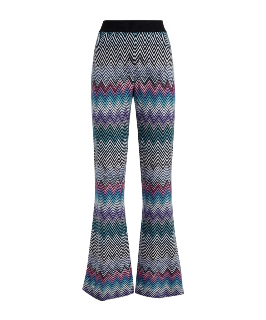 Missoni Crochet-knit Wool Flared Pants