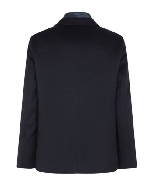 Herno Cashmere Padded Insert-detail Blazer In Black