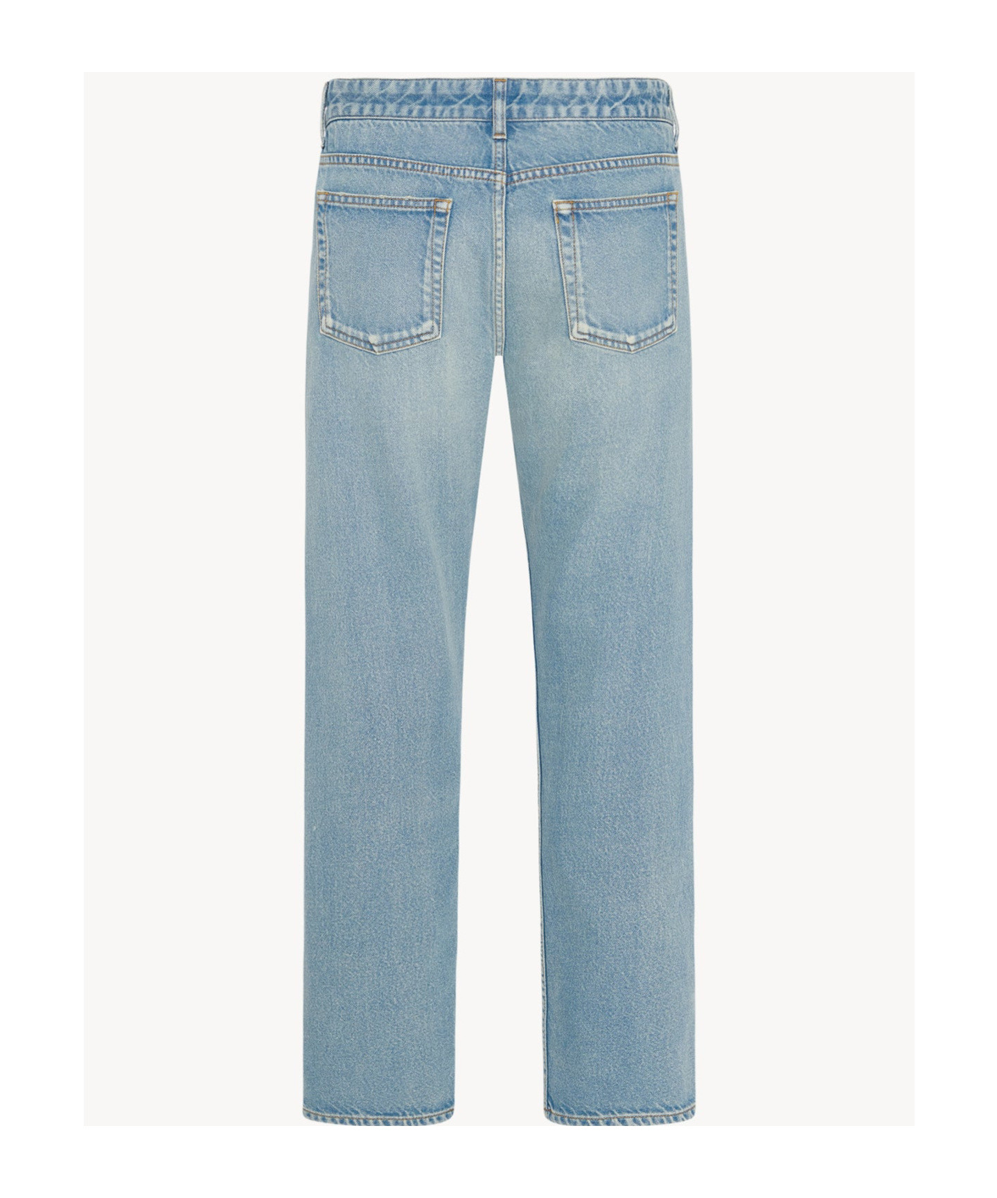 The Row Riaco Mid-rise Slim-leg Jeans In Blue