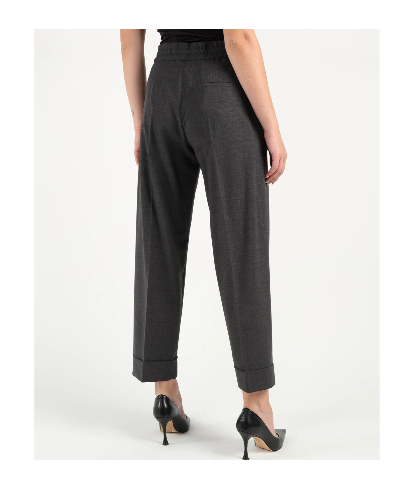 P.a.r.o.s.h Drawstring Trousers In Black