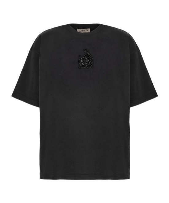 Lanvin Short-sleeved T-shirt In Black