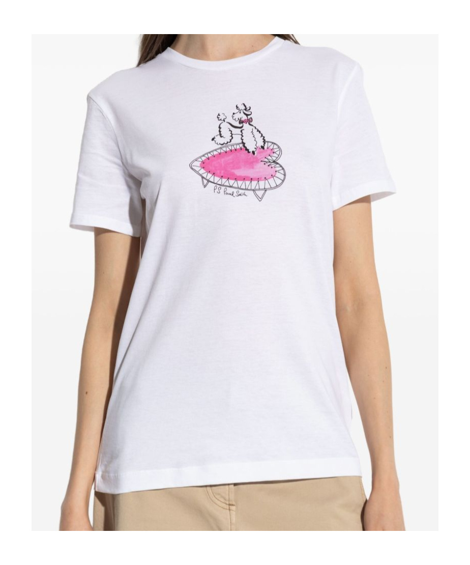 Ps By Paul Smith Ps Paul Smith Logo Printed Crewneck T-shirt