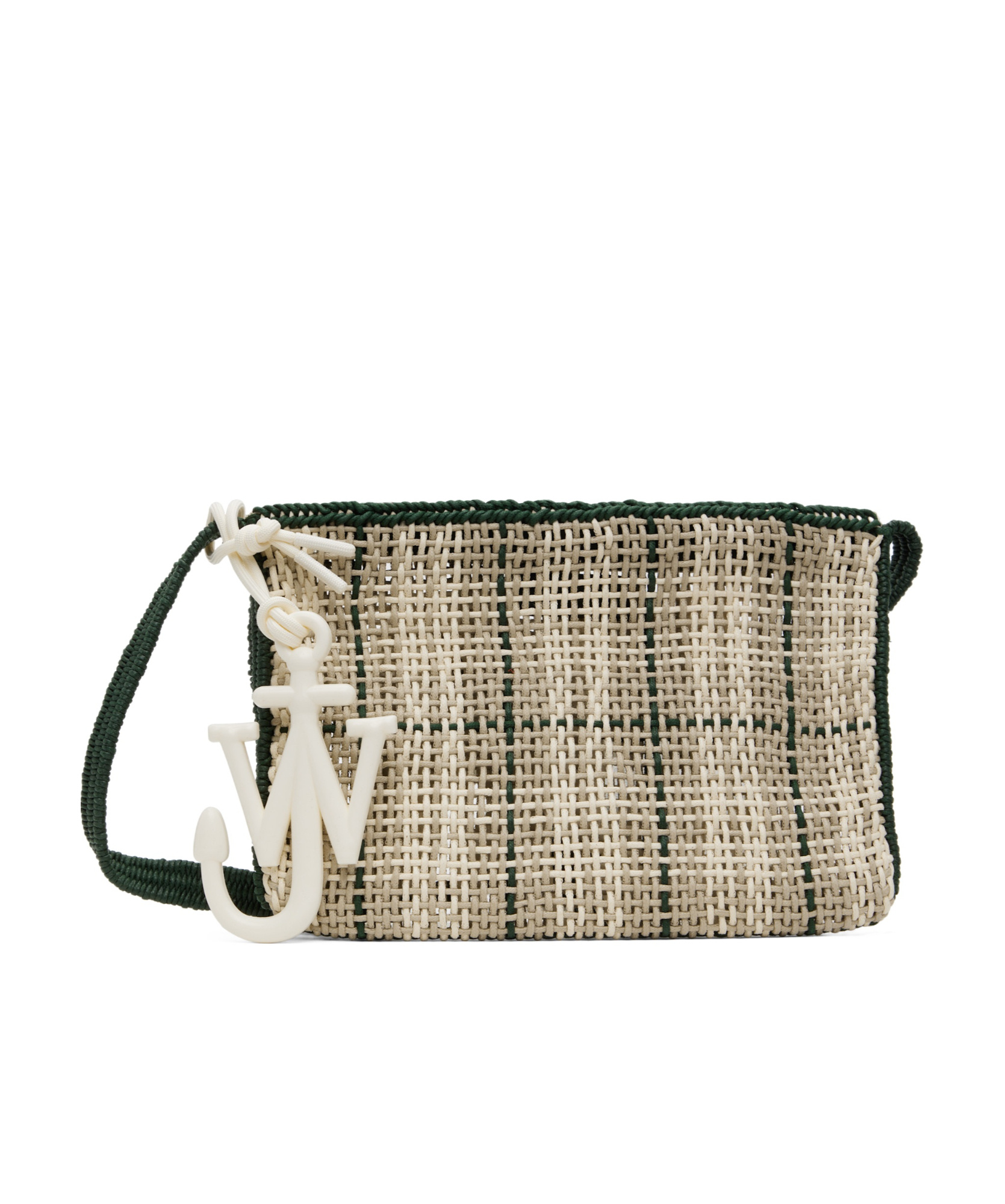 Jw Anderson Woven Shoulder Bag In Nude